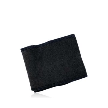 Antraciet Bandeau Badstof elastisch 8-9cm