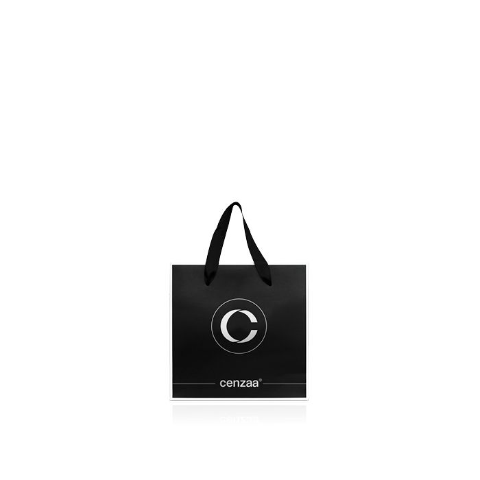 Cenzaa luxe papieren tas 14x14cm
